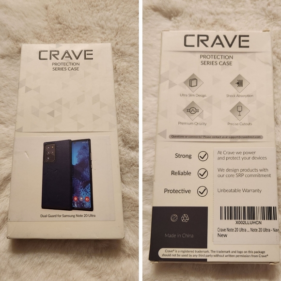 Crave Samsung Note 20 Ultra Case Navy New in Box - Picture 4 of 13